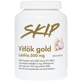 Bild på Skip Vitlök Gold 500 mg 200 kapslar
