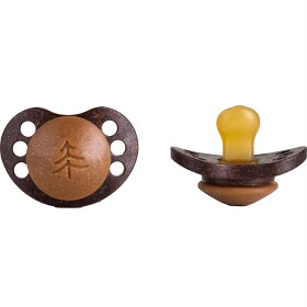 Bild på Skogen Baby Pacifier Beech+Coco 0-6M Anatomic