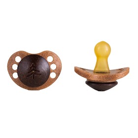 Bild på Skogen Baby Pacifier Coco+Beech Round Universal Size