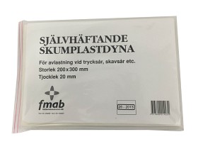 Bild på Skumplastdyna självhäftande 200x300x20mm