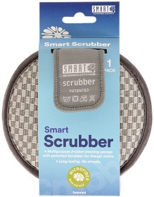 Bild på Smart Microfiber Svamp med scrubber Grå