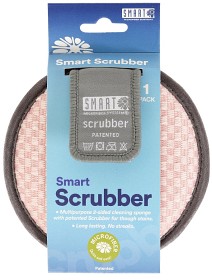Bild på Smart Microfiber Svamp med scrubber Rosa