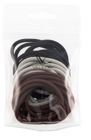 Bild på Avalea Hårsnoddar svart/grå/brun utan metall 25 st