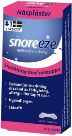 Bild på Snoreeze Näsplåster Small/Medium 10 st