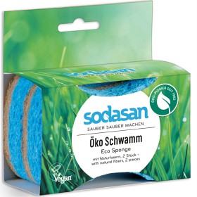 Bild på Sodasan Disk- och städsvamp med naturliga fibrer 2-pack