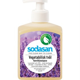 Bild på Sodasan Vegetabilisk tvål Lavendel & Oliv 300 ml