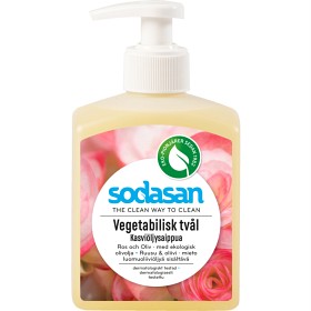 Bild på Sodasan Vegetabilisk tvål Ros & Oliv 300 ml