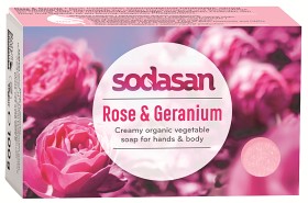 Bild på Sodasan tvål Rose & Geranium 100 g