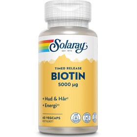 Bild på Solaray Biotin 60 kapslar