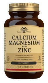 Bild på Solgar Calcium Magnesium Zinc 100 tabletter