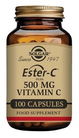 Bild på Solgar Ester C Plus 500 mg Vitamin C 100 kapslar
