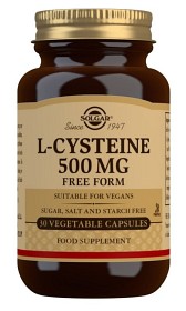 Bild på Solgar L-Cystein 500 mg 30 kapslar