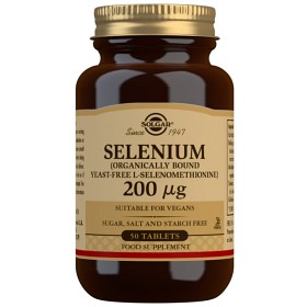 Bild på Solgar Selenium 200 ug jästfri 50 tabletter