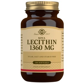 Bild på Solgar Soya Lecithin 1360 mg 100 kaplar