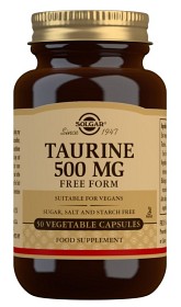 Bild på Solgar Taurine 500 mg 50 kapslar