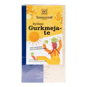Bild på Sonnentor Gyllene Gurkmeja-te 18 tepåsar