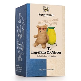 Bild på Sonnentor Te Ingefära & Citron 18 tepåsar