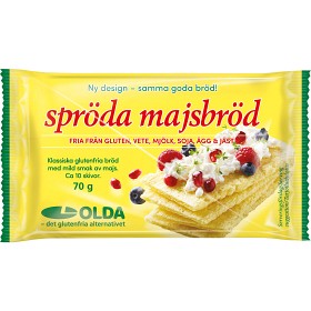 Bild på Olda Spröda majsbröd 70 g