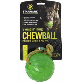 Bild på Starmark Funball med rep, Grön M