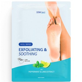 Bild på Stay Well Heel Mask Peppermint & Lime 1 par