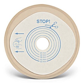 Bild på Stomadress Plus sluten häftpåse Mini håldiameter 19 mm uppklippbar till 50 mm 30 st