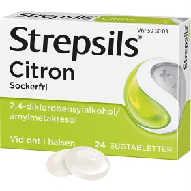 Bild på Strepsils Citron, sugtablett 24 st