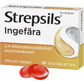 Bild på Strepsils Ingefära, sugtablett 36 st
