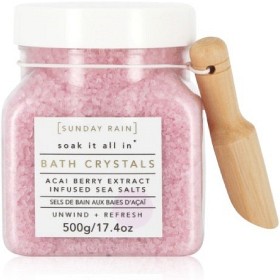 Bild på Sunday Rain Bath Crystals Acai Berry 500g