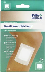 Bild på Svea Medicare Sterilt snabbförband 6 x 7 cm, 5 st