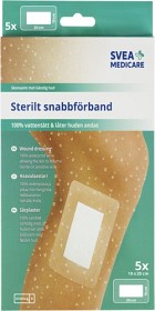 Bild på Svea Medicare Sterilt snabbförband Vattentätt 10 x 20 cm, 5 st