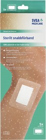 Bild på Svea Medicare Sterilt snabbförband Vattentätt 10 x 35 cm, 5 st
