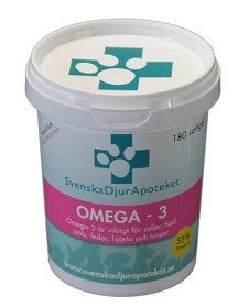 Bild på Svenska DjurApoteket Omega-3 180 kapslar