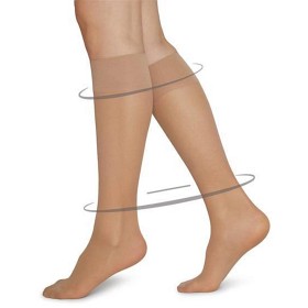 Bild på Swedish Stockings Bea Support Knästrumpa Sand Onesize