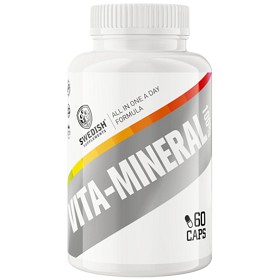 Bild på Swedish Supplements 100% Vita-Mineral 60 kapslar