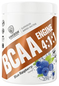 Bild på Swedish Supplements BCAA Engine - Blue Raspberry 400 g