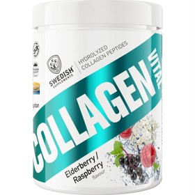 Bild på Swedish Supplements Collagen Vital Elderberry Raspberry 450 g