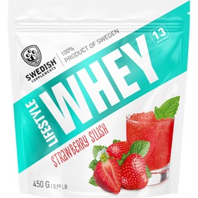 Bild på Swedish Supplements Lifestyle Whey Strawberry Slush 450 g