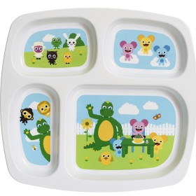 Bild på Teddykompaniet Bolibompa 4-fack tallrik