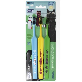 Bild på TePe Kids Sommarskuggan tandborste 3-pack