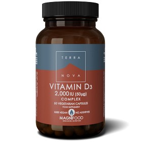 Bild på Terranova D3-vitamin 50 ug Complex 50 kapslar