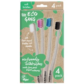 Bild på The Eco Gang Adult Plant Based Toothbrush 4 st