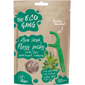 Bild på The Eco Gang Floss Picks Aloe Vera 50 st
