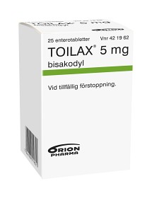 Bild på Toilax, enterotablett 5 mg 25 st
