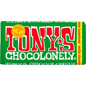 Bild på Tony's Chocolonely Milk Chocolate Hazelnut 180 g