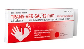Bild på Trans-Ver-Sal 12 mm, medicinskt plåster 15 % 20 st