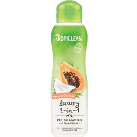 Bild på Tropiclean OxyMed Lux 2-in-1 schampo hund och katt 355 ml