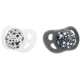 Bild på Twistshake Nappar 0-6m Black White 2 st