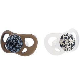 Bild på Twistshake Pacifier Black White 6+m 2 st