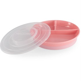 Bild på Twistshake Divided Plate 6+m Pastel Light Pink