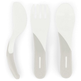 Bild på Twistshake Learn Cutlery 6+m White